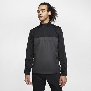 Jachete Nike Shield Victory 1/2-Zip Golf Barbati Negrii Gri Inchis | XYMB-84976